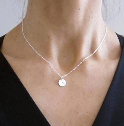 Alphabet Pendant Short Necklace Accessories