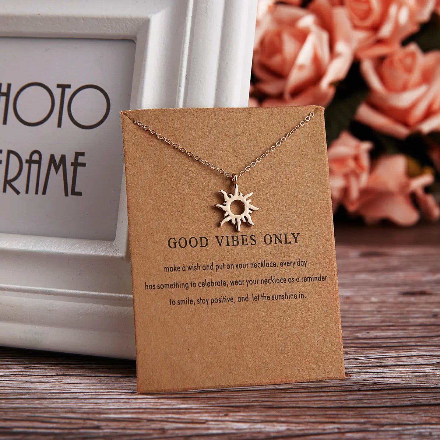 Sun Pendant Necklace