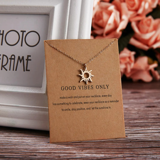 Sun Pendant Necklace