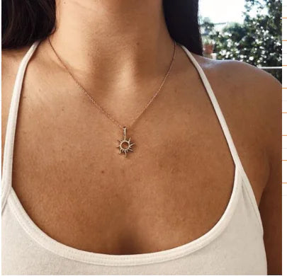 Sun Pendant Necklace