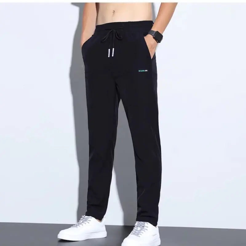 Casual Men's Elastic Business Pants