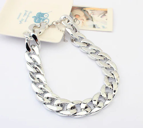 Trendy Chunky Chain Jewelry Accessories